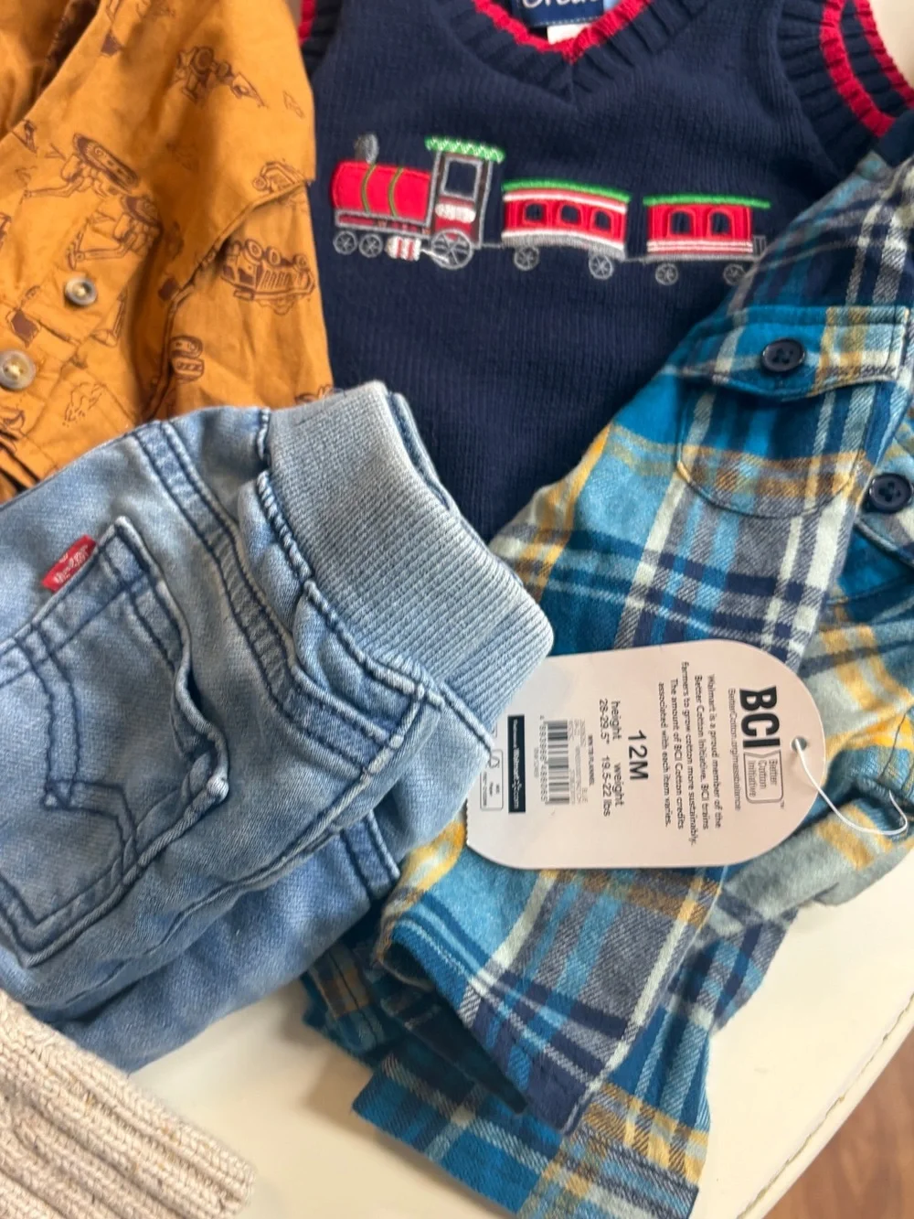Lot of 14 pieces of 12 month boy clothing